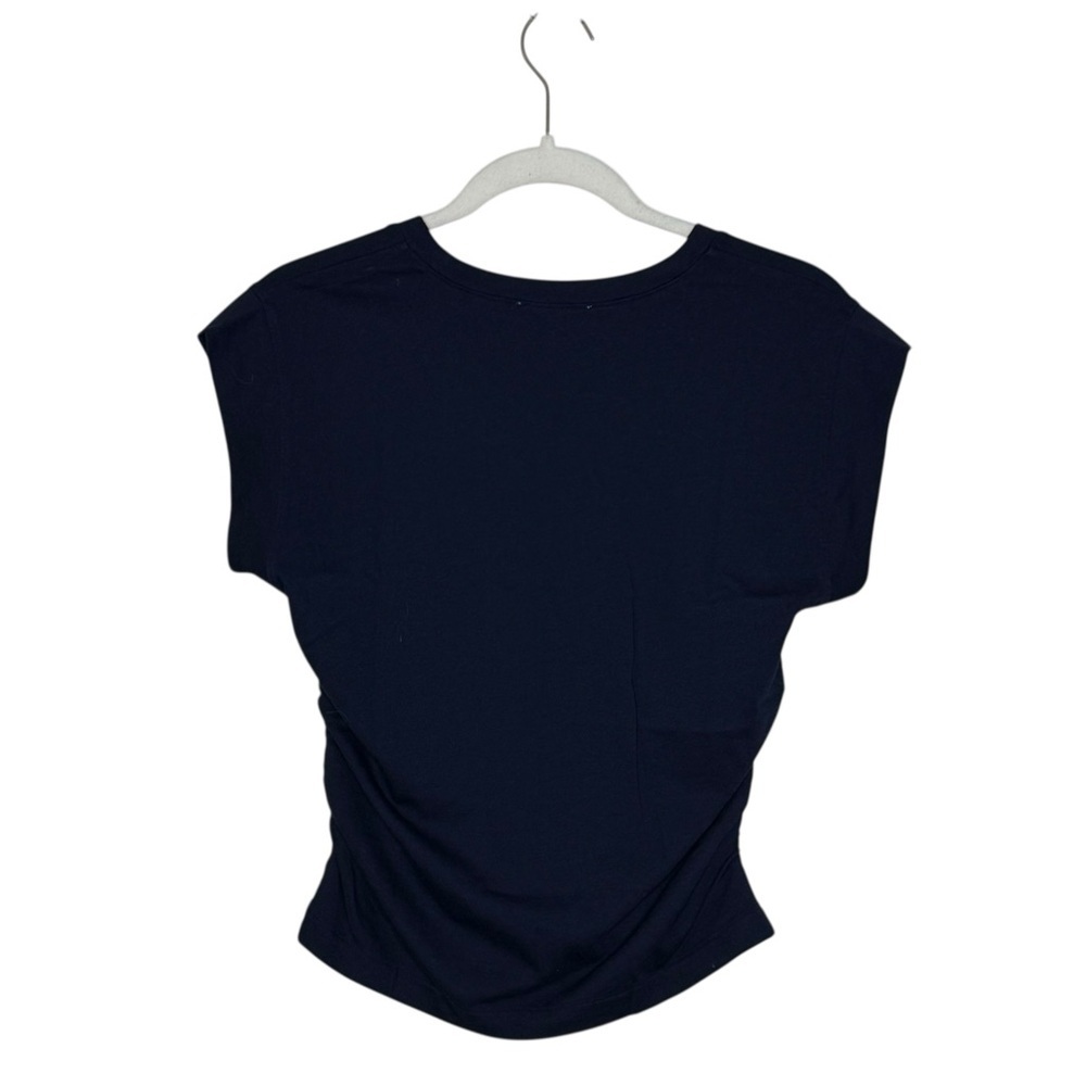 Madewell Sutro Side Cinch Muscle Tank Tee Shirt NWT S Midnight Navy - Picture 6 of 11